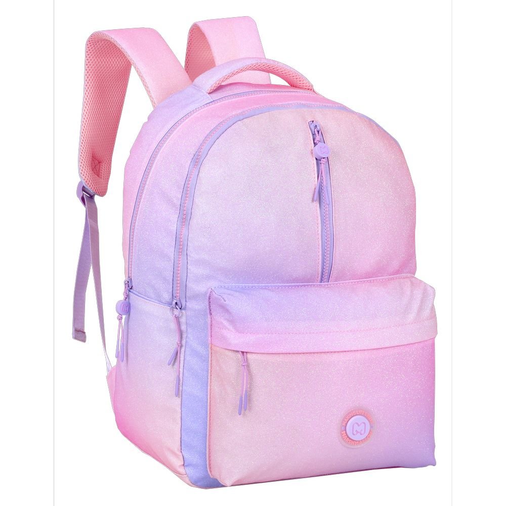 Mochila Escolar Doble Bubblegum Marshmallow 43x33cm