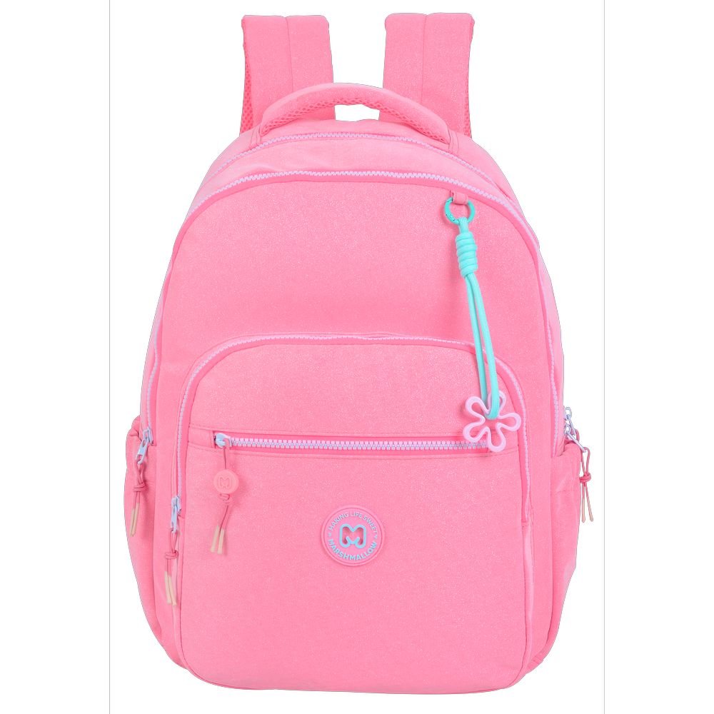 Mochila Escolar Doble Sweet Glow Pink 43x32cm Marshmallow