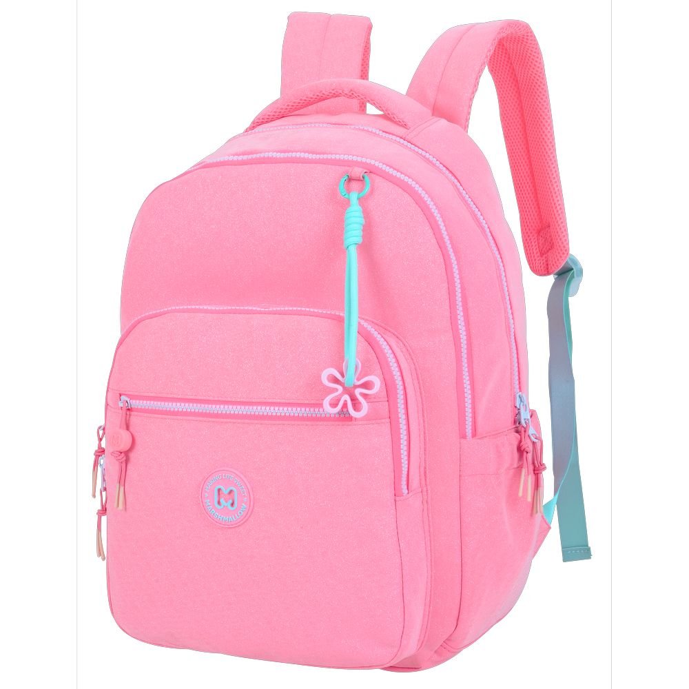 Mochila Escolar Doble Sweet Glow Pink 43x32cm Marshmallow