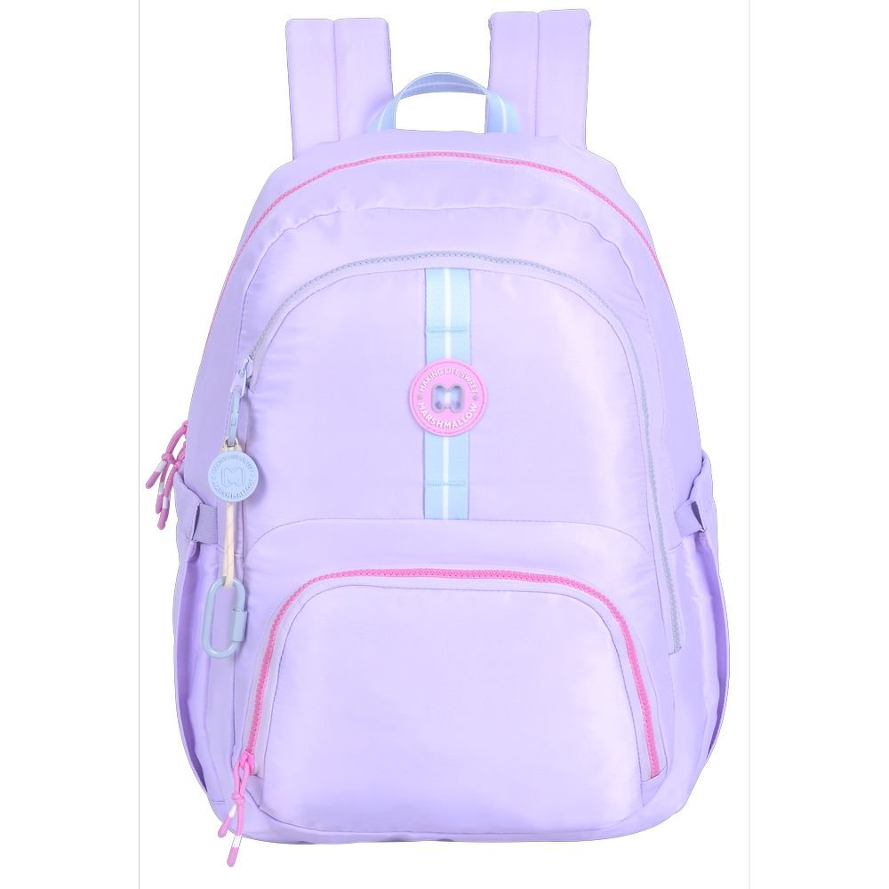 Mochila Escolar Pistachio Purple 43x32cm Marshmallow