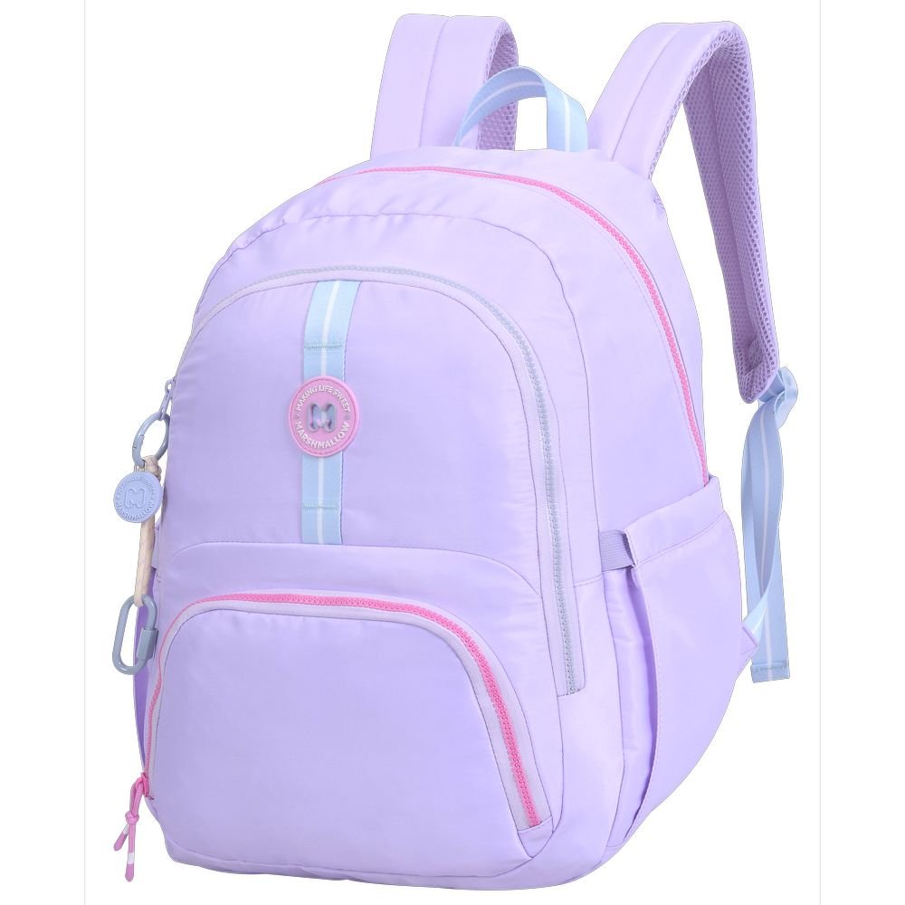Mochila Escolar Pistachio Purple 43x32cm Marshmallow