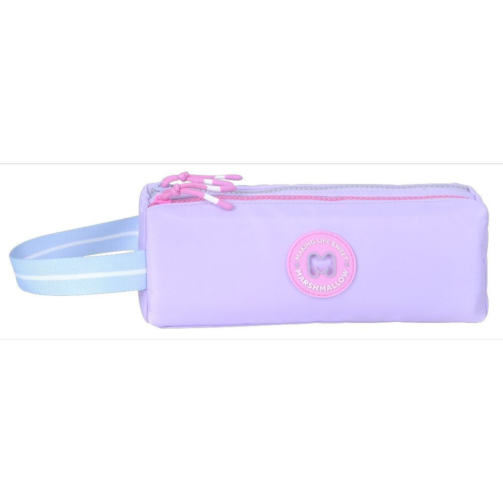Portatodo Doble Pistachio Purple Marshmallow con asa