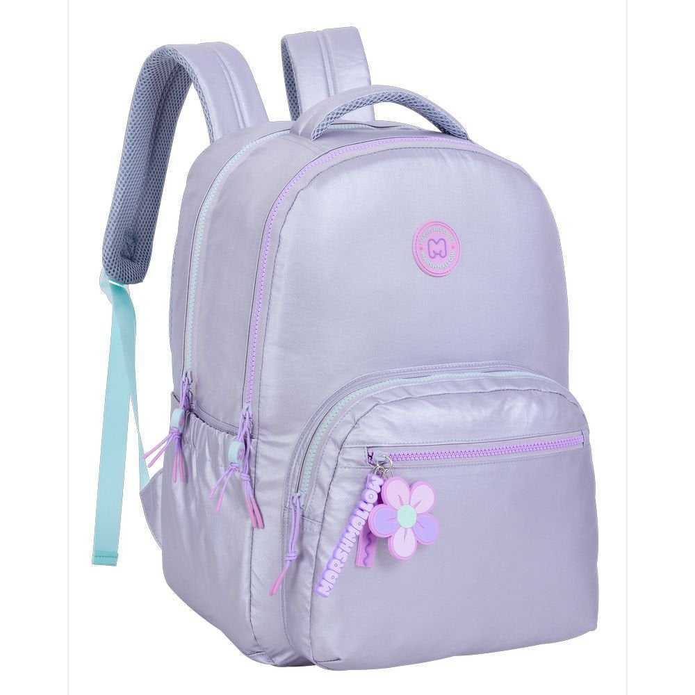 Mochila Escolar Doble Platinum 43x33cm Marshmallow