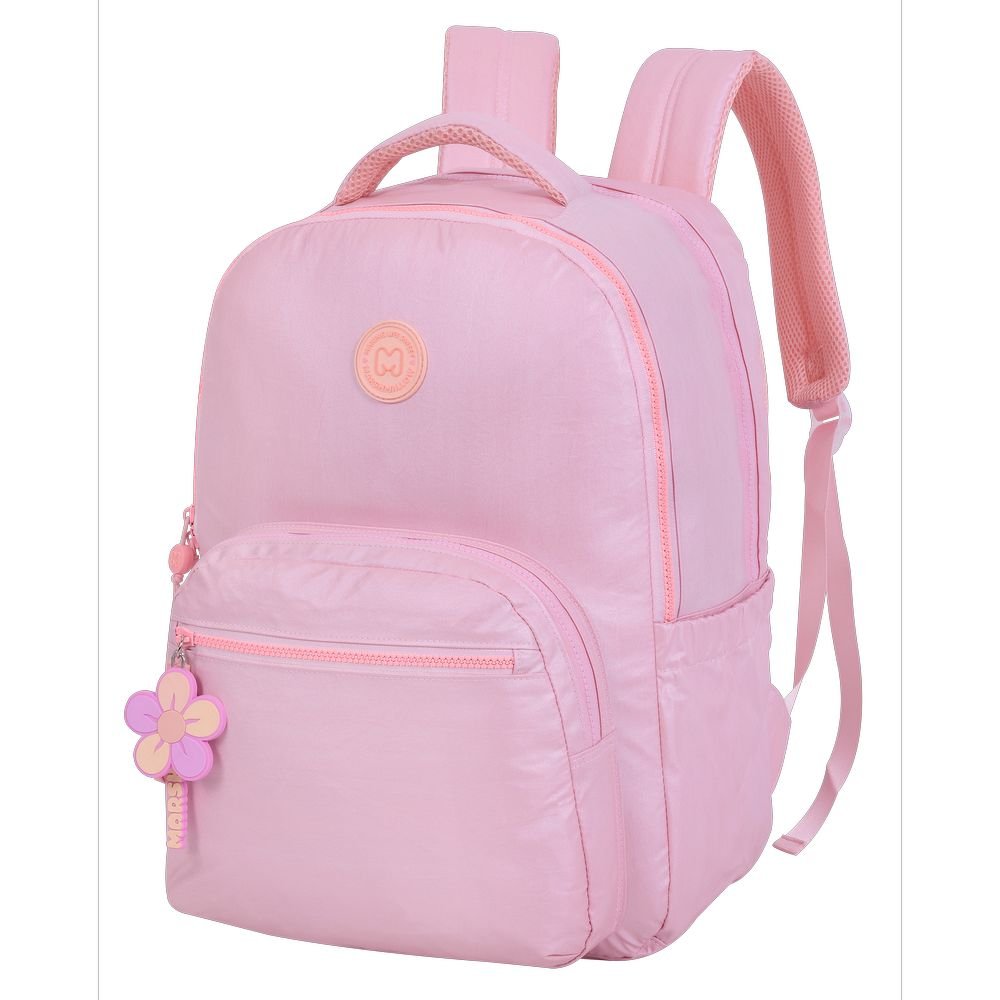 Mochila Escolar Doble Platinum Pink 43x33cm Marshmallow