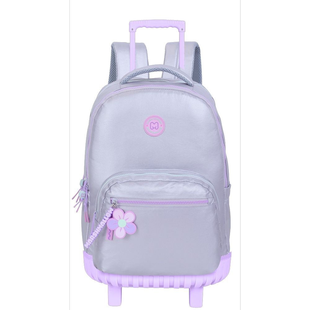 Mochila con carro Marshmallow Platinum 45x33cm