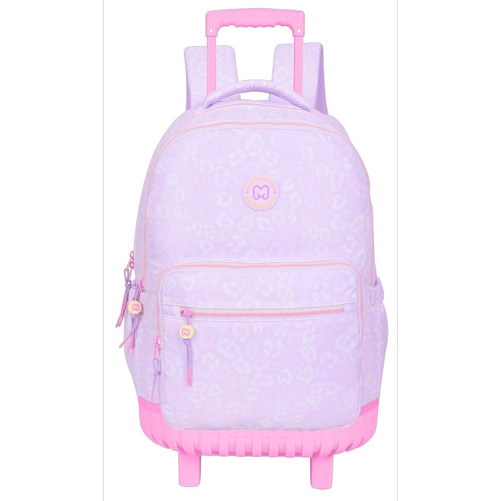 Mochila con carro escolar doble Party Jungle Marshmallow