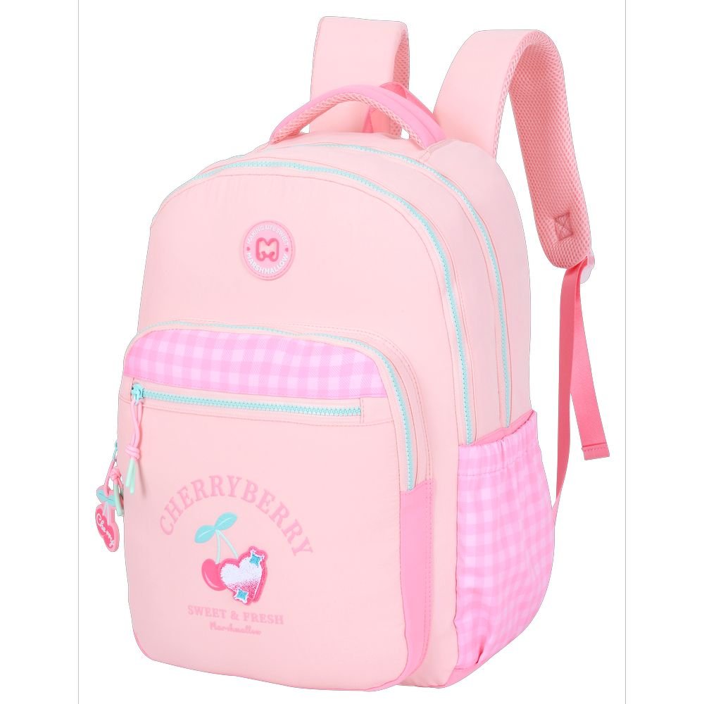 Mochila Escolar Cherry 44x32cm Marshmallow