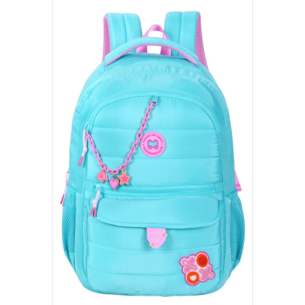 Mochila Escolar Pillow Blue 43x32cm Marshmallow
