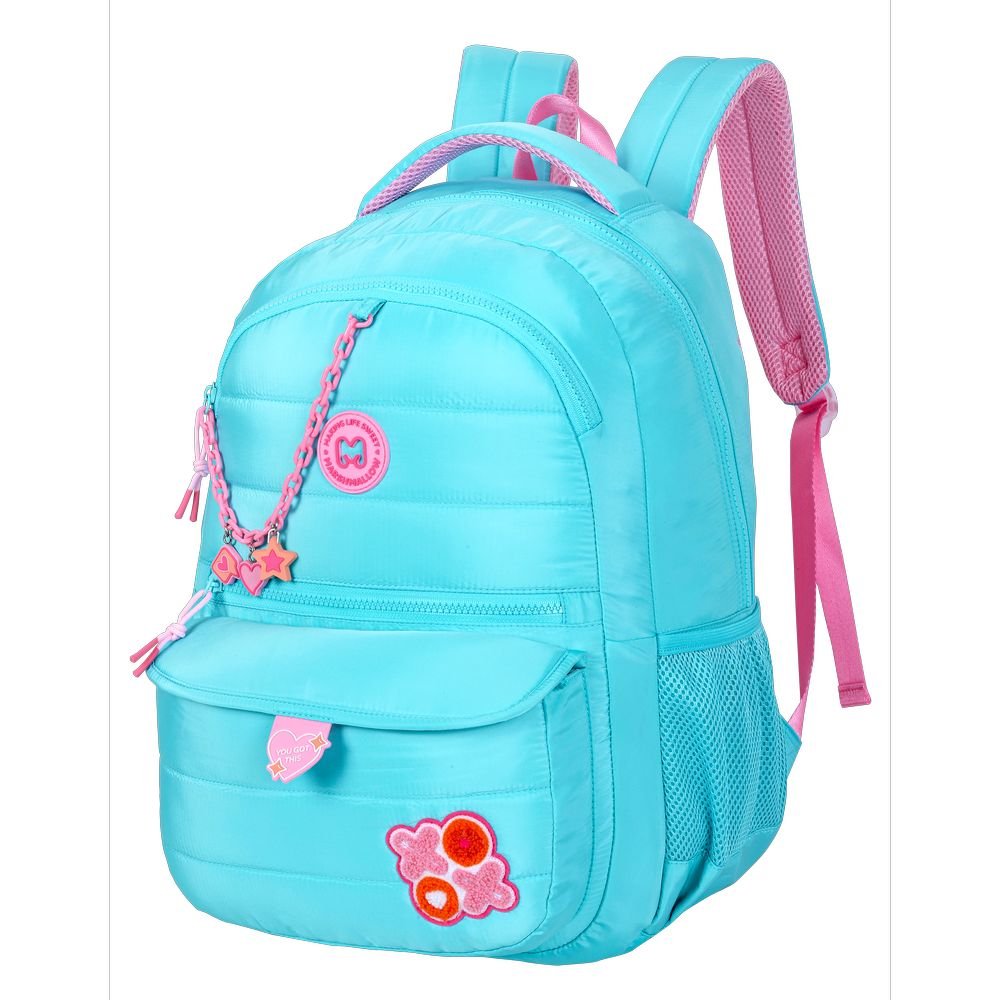 Mochila Escolar Pillow Blue 43x32cm Marshmallow
