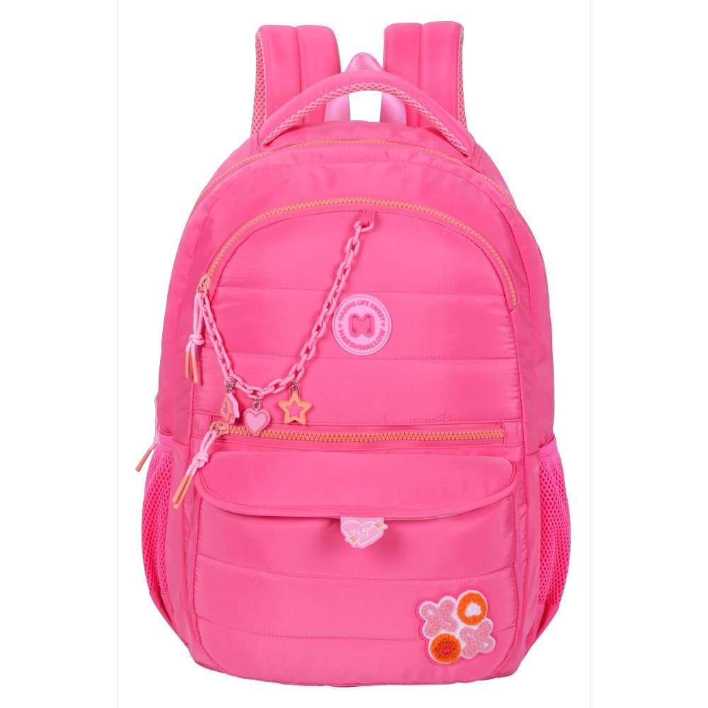 Mochila Escolar Pillow Pink Marshmallow 43x32cm