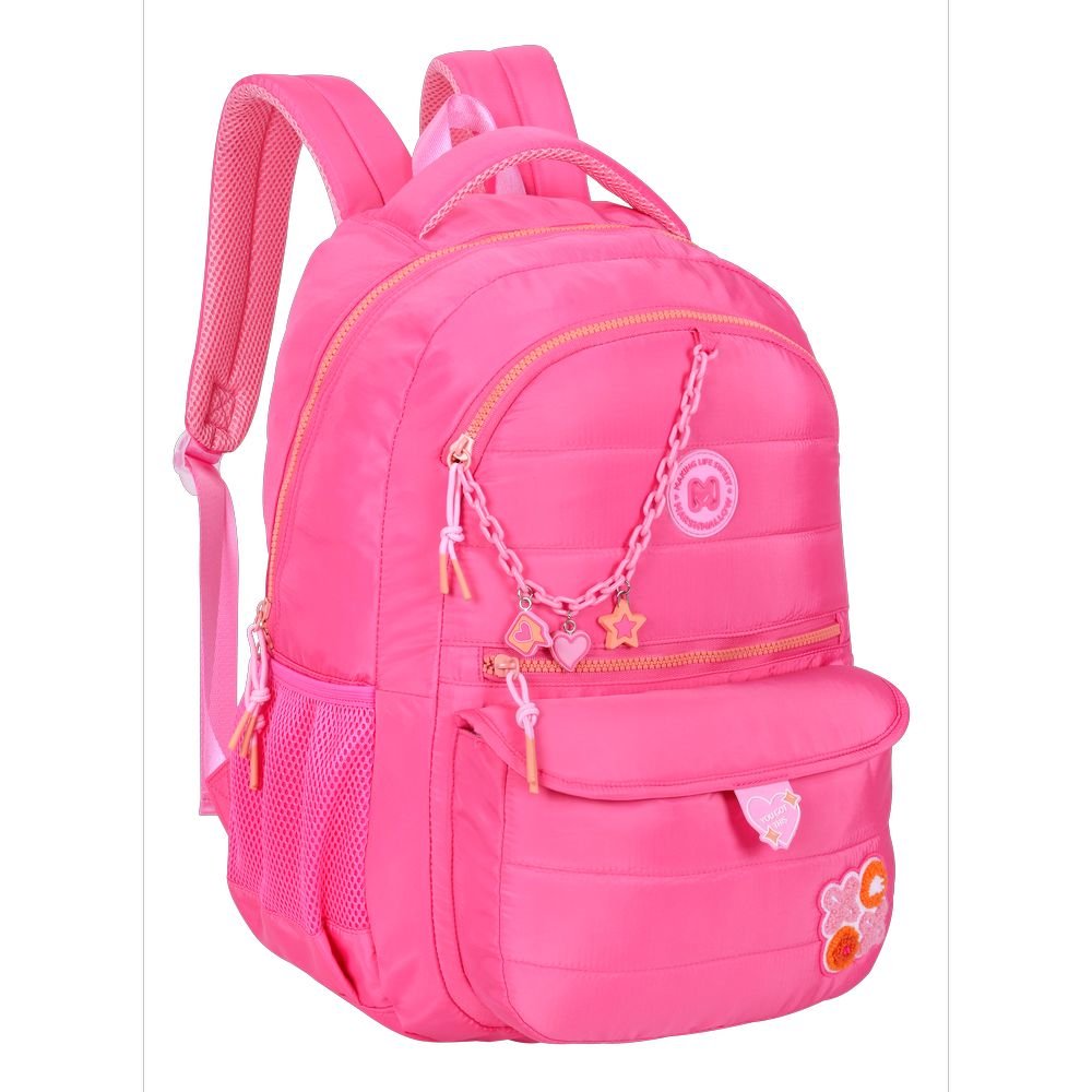 Mochila Escolar Pillow Pink Marshmallow 43x32cm