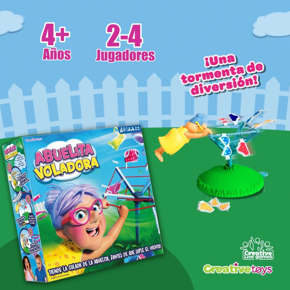Juego de Mesa Abuelita Voladora - Creative Toys