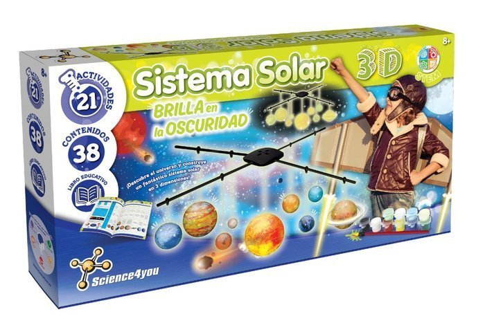 Juego Sistema Solar 3D Brilla en la Oscuridad Science 4 You Imagen principal del producto