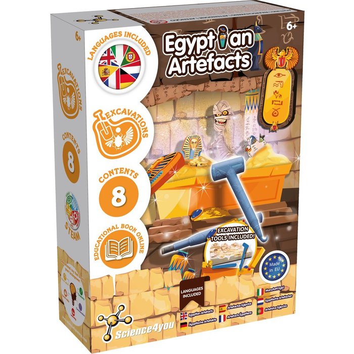 JUEGO EXCAVACION EGIPTO | SCIENCE 4 YOU | 1 UNIDAD | 5600983632226 Imagen principal del producto