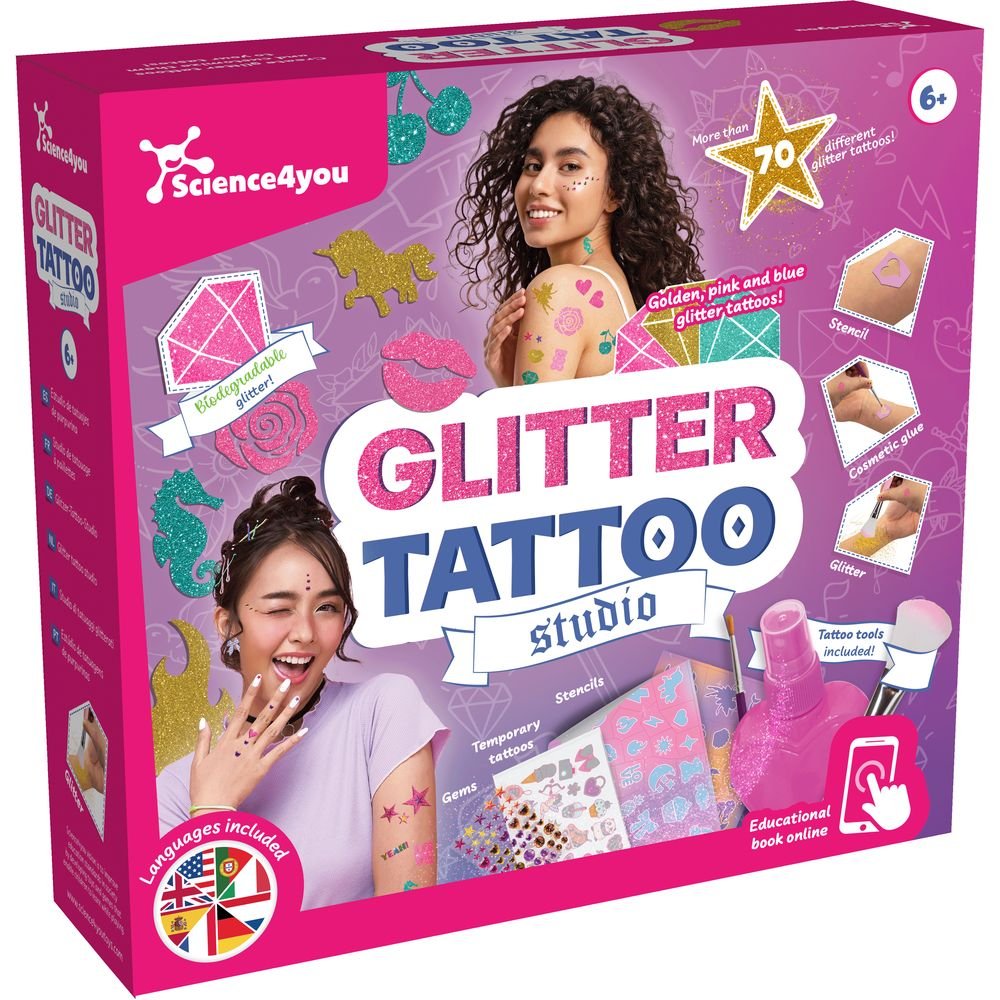Juego Glitter Tattoo SCIENCE 4 YOU Imagen principal del producto