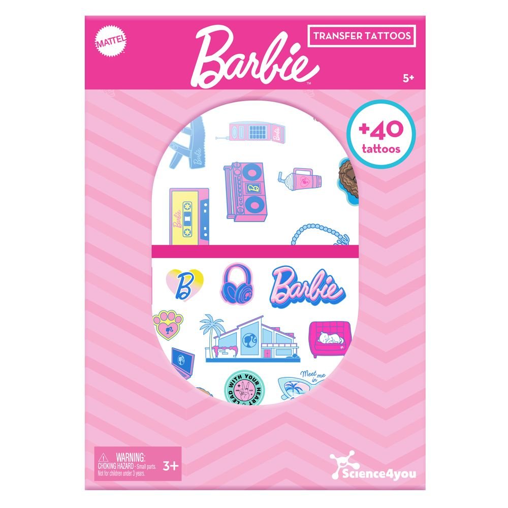Juego Tatuajes Temporales de Barbie SCIENCE 4 YOU