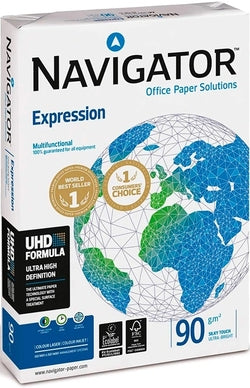 Papel fotocopiadora A4 90 g Navigator Expression pack 500 hojas Imagen principal del producto