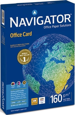 Papel fotocopiadora A4 160 g Navigator Office Card Imagen principal del producto