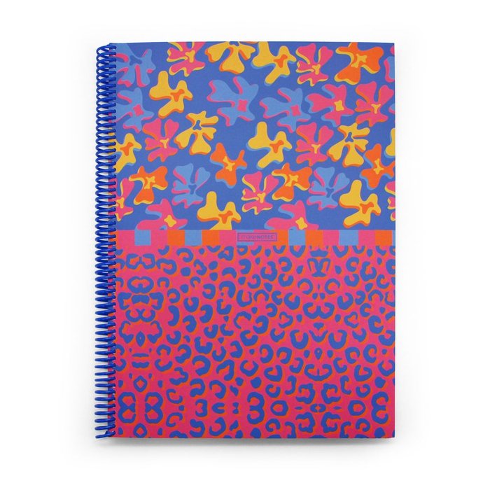 Cuaderno espiral A4 rayado 100 hojas Malibu MAKENOTES