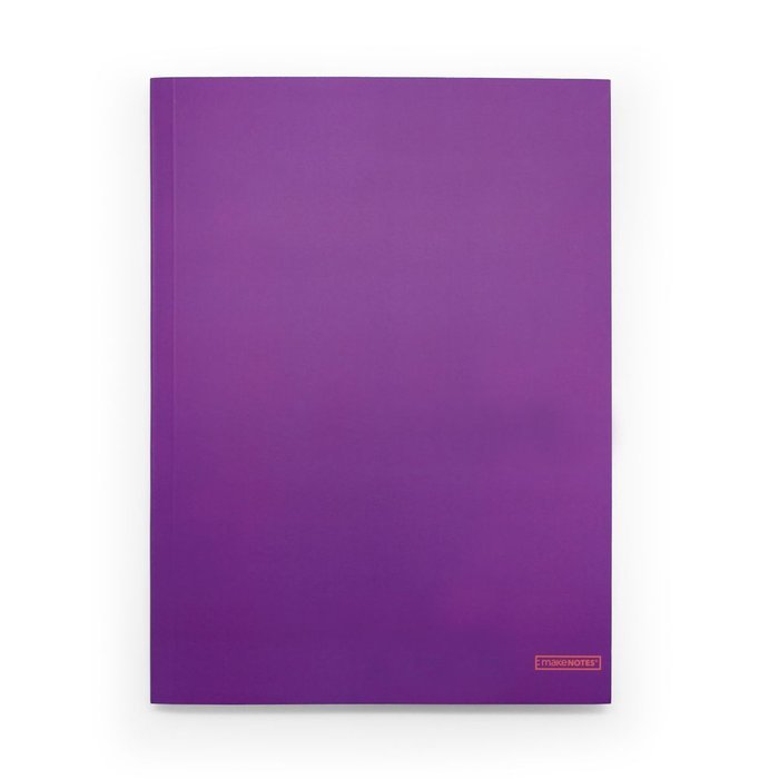Cuaderno encolado A4 Cuadriculado 80 hojas MAKENOTES