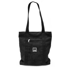 TOTEBAG NEGRO CON ASA BANDOLERA 68X35X9 CM SILKY TOUCH | MAKENOTES