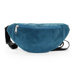 RIÑONERA AZUL CERCETA 30X14X6 CM SILKY TOUCH | MAKENOTES