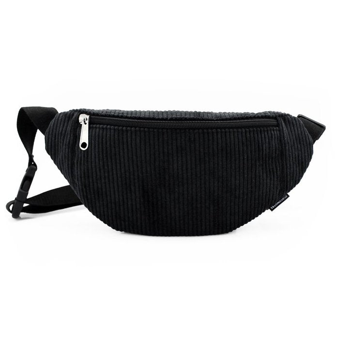 RIÑONERA NEGRO 30X14X6 CM SILKY TOUCH | MAKENOTES Imagen principal del producto