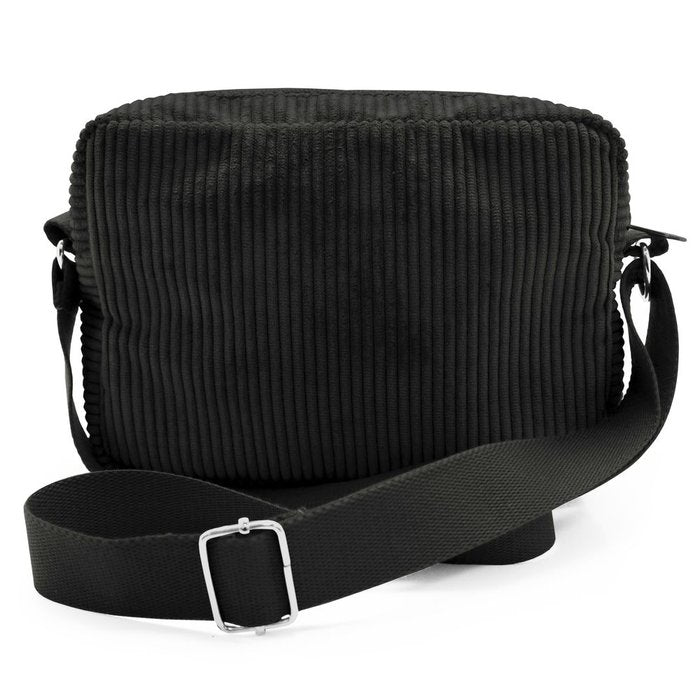 BANDOLERA NEGRO 21X15X6 CM SILKY TOUCH | MAKENOTES Imagen principal del producto