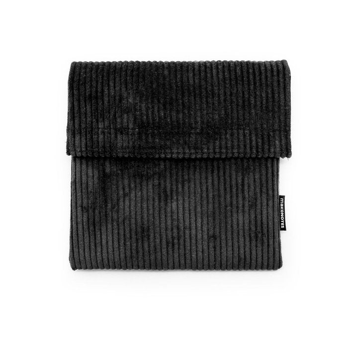 Porta-bocadillos negro Silky Touch MAKENOTES