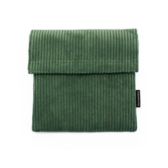 Porta-bocadillos Verde 16,5x16,5x2,5cm Silky Touch MAKENOTES
