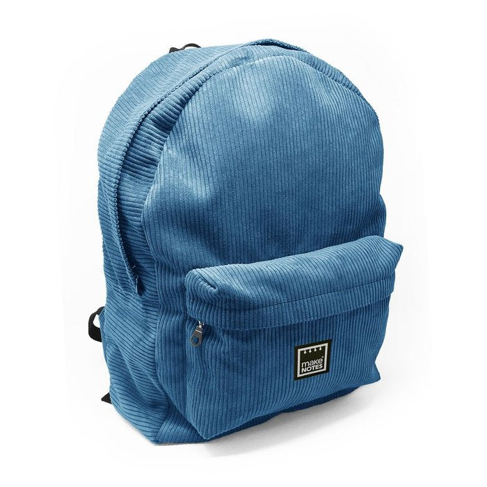 MOCHILA CASUAL AZUL CERCETA 45,5X31X14 CM SILKY TOUCH | MAKENOTES Imagen principal del producto