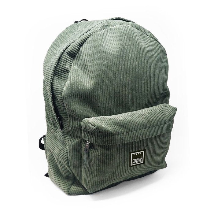 MOCHILA CASUAL VERDE 45,5X31X14 CM SILKY TOUCH | MAKENOTES Imagen principal del producto