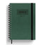 AGENDA SEMANAL A5 ESPIRAL DOBLE NEGRA 12 MESES COLOUR GREEN | MAKENOTES