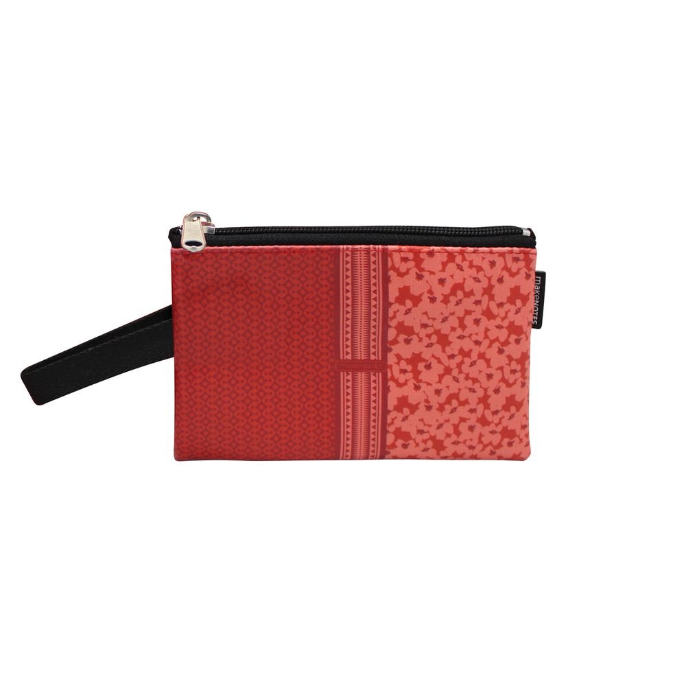 NECESER CON ASA PEQUEÑA 16,5X10,5 CM RED FLOWERS | MAKENOTES | 1 UNIDAD | 5609104948253
