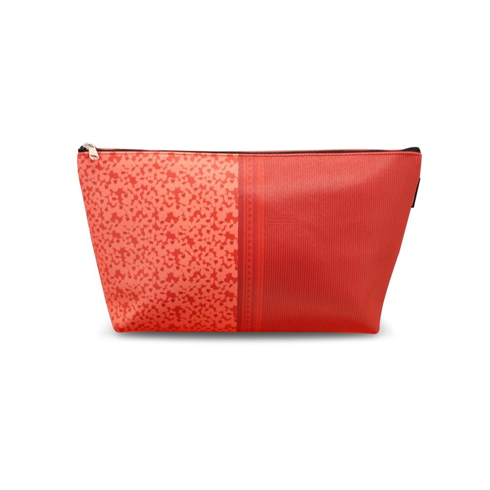 Neceser triangular grande Red Flowers MAKENOTES