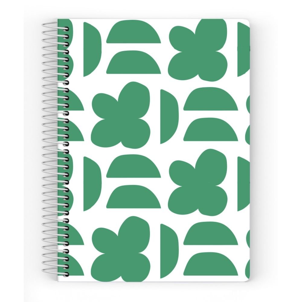 Cuaderno espiral plástico A5 rayado 80 hojas Makenotes