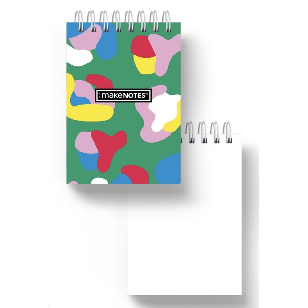 Bloc Notas Espiral A7 60 Hojas Blancas Color Tiger MAKENOTES Imagen principal del producto