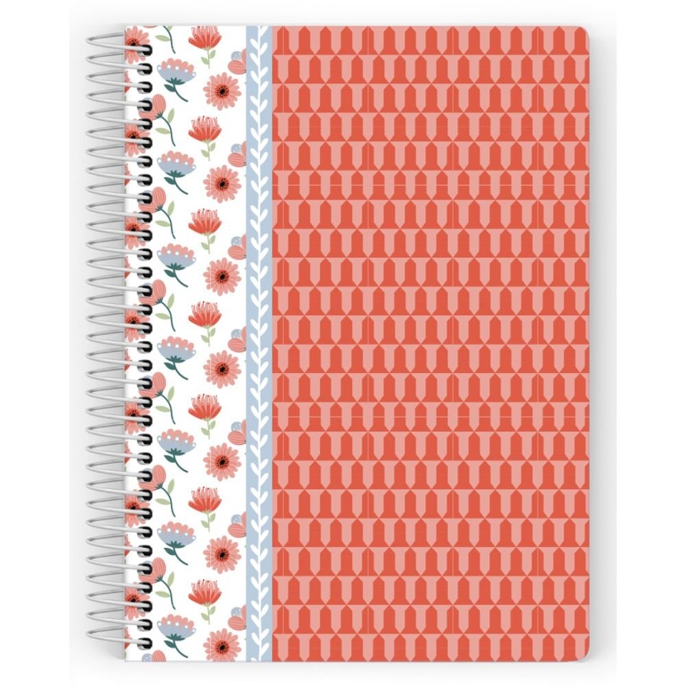 Cuaderno espiral plástico A5 rayado 80 hojas Makenotes