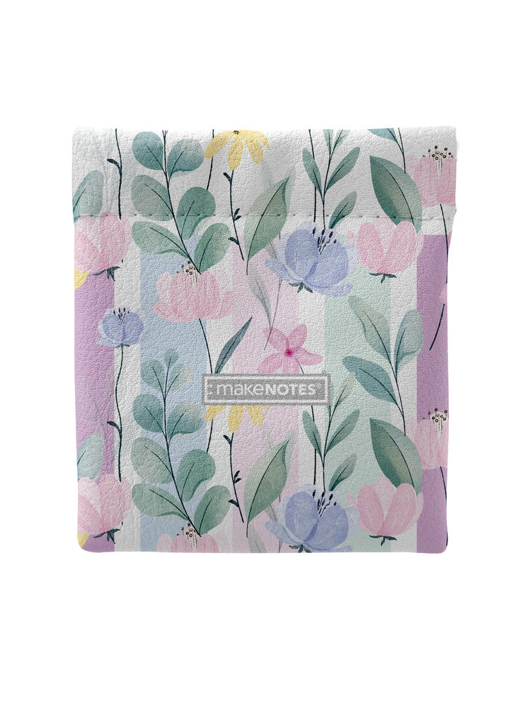 Monedero con broche compacto Fleur Makenotes