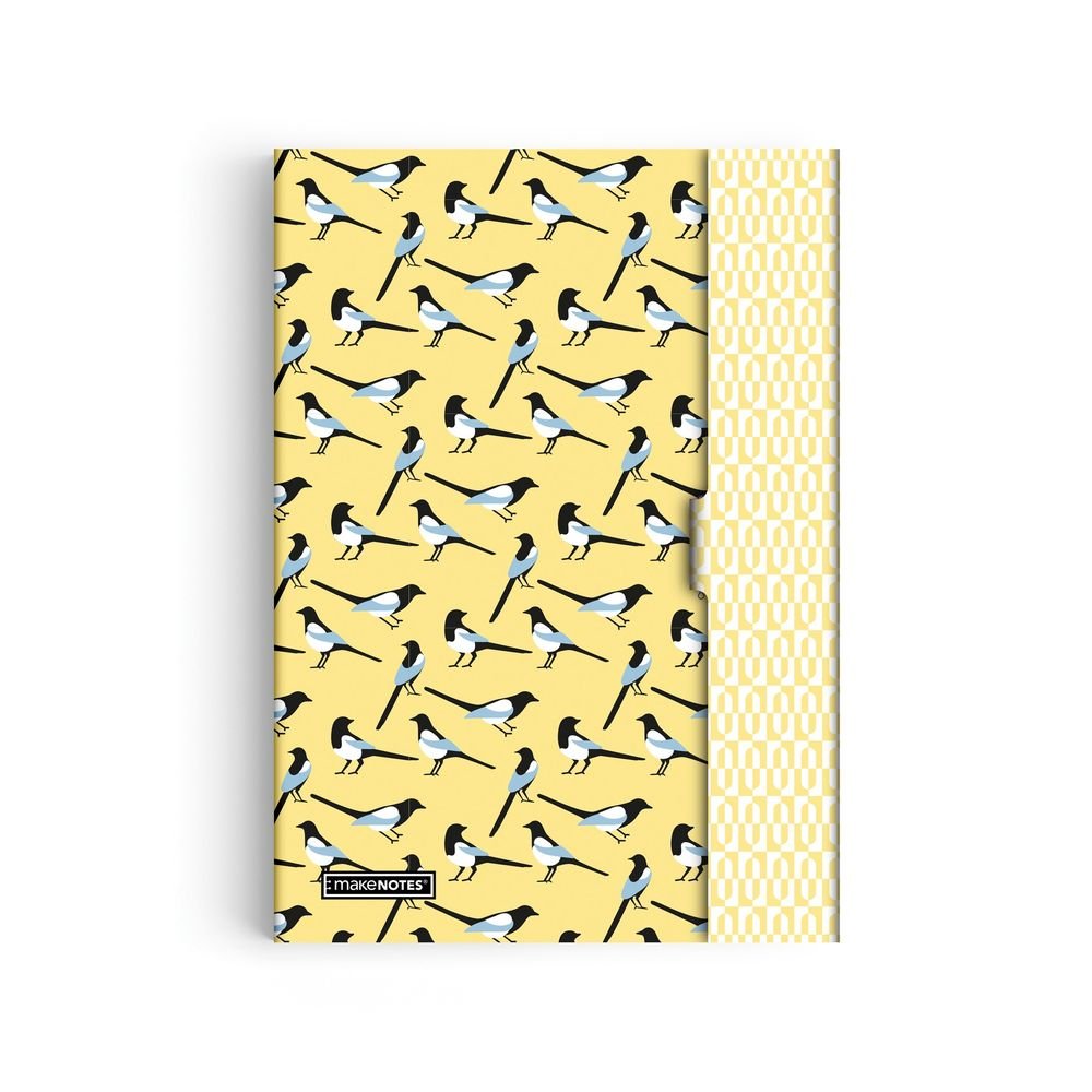 Cuaderno Grapado A5 Rayado con Solapa Magpie MAKENOTES Imagen principal del producto