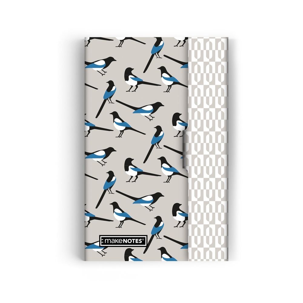 Cuaderno Grapado 9x14 cm Rayado con Solapa Magpie MAKENOTES Imagen principal del producto