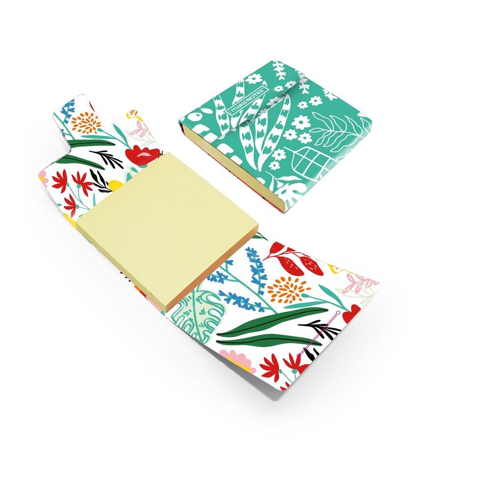 Nota Adhesiva 75x75 mm con Cubierta Rainbow Garden MAKENOTES Imagen principal del producto