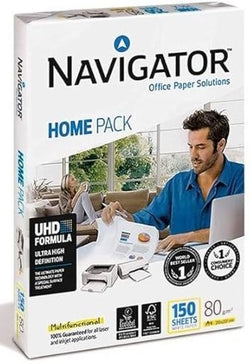 Papel A4 80 g Navigator Home Pack para fotocopiadora