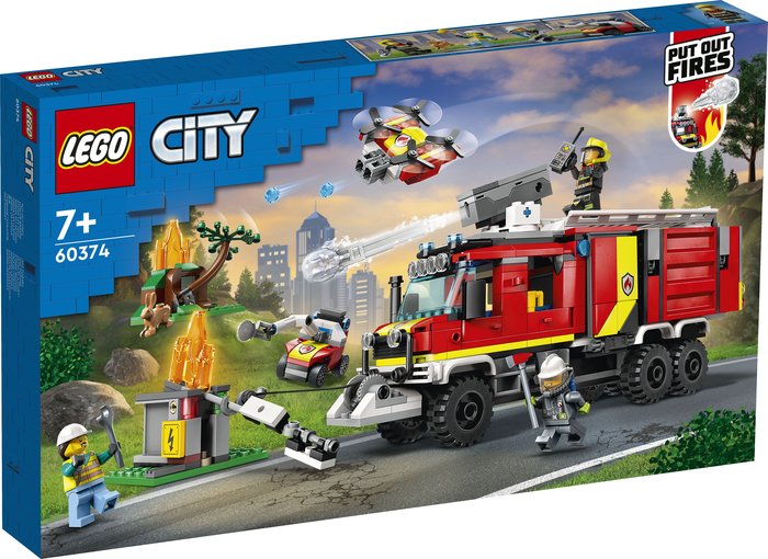 LEGO UNIDAD MOVIL DE CONTROL DE INCENDIOS | LEGO CITY | 1 UNIDAD | 5702017416342