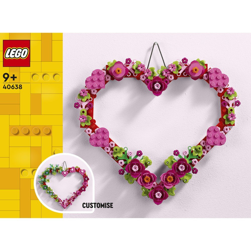 Corazón Decorativo LEGO 40638