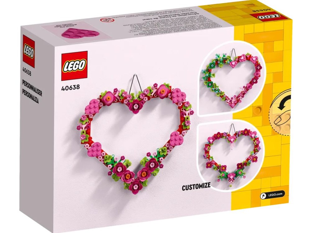Corazón Decorativo LEGO 40638