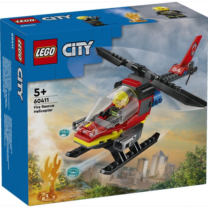 Helicóptero de Rescate de Bomberos LEGO City 60411