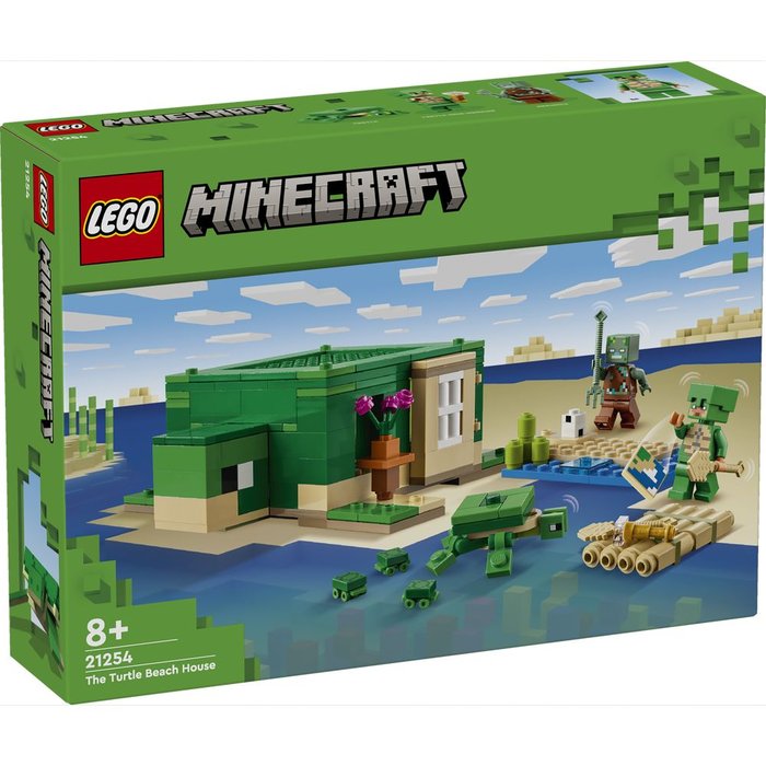 LEGO LA CASA TORTUGA DE LA PLAYA | LEGO MINECRAFT | 1 UNIDAD | 5702017583303
