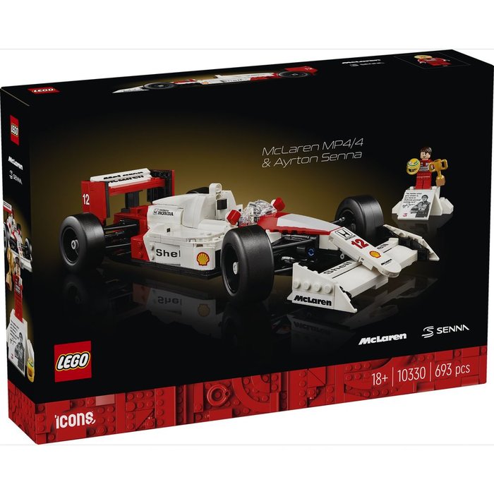 Lego McLaren Mp4/4 y Ayrton Senna set de puzzles y juguetes