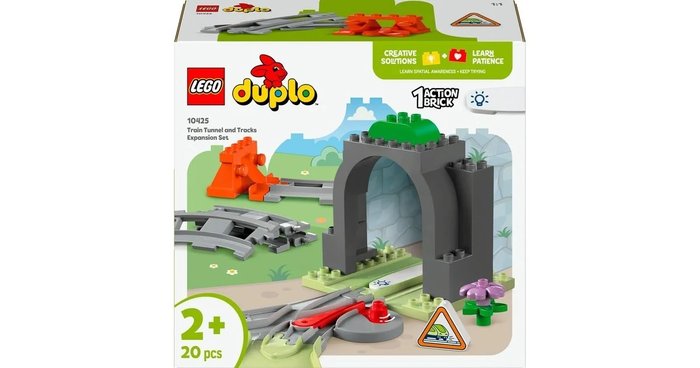 LEGO SET DE EXPANSION TUNEL Y VIAS FERROVIARIAS | LEGO DUPLO | 1 UNIDAD | 5702017583808 Imagen principal del producto